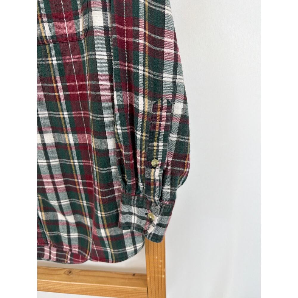 G.H. Bass & Co Wilton Flannel Multicolored Button Up Shirt Size M - Picture 3 of 6